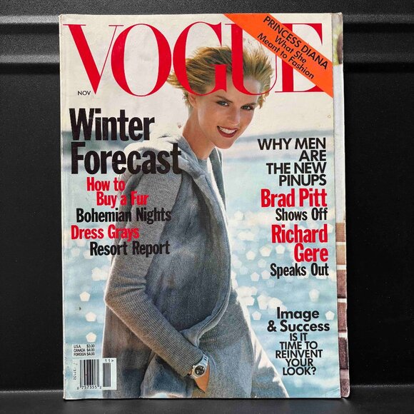 Vogue magazine November 1997 - Stella Tennant - Picture 1 of 3